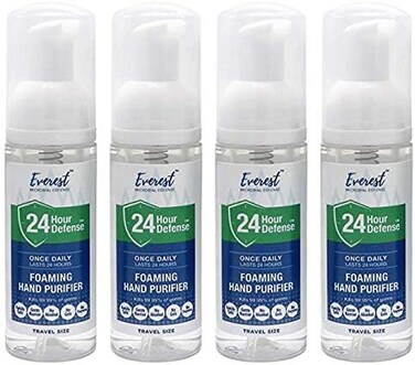 Everest Microbial Defense 24 Hour Defense Foaming Hand SanitizerKills 99. 99% Of GermsStays Effective Throughout Hand Washings For 24 Hours Of Lasting ProtectionRich, Moisturizing FoamFragrance FreeTr