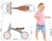 SEREED Baby Balance Bike for 1 Year Old Boys Girls 12-24 Month Toddler Balance Bike, 4 Wheels Toddler First Bike, First Birthday Gifts.