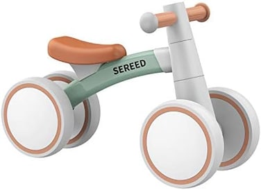 SEREED Baby Balance Bike for 1 Year Old Boys Girls 12-24 Month Toddler Balance Bike, 4 Wheels Toddler First Bike, First Birthday Gifts.