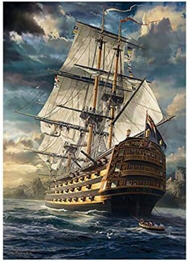 Dxles 1000 Piece Jigsaw Puzzle, The Great Voyage Puzzle for Adults and Kids Children Educational Toys (The Great Voyage.