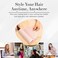 Milaya Beauty Heat Resistant Mat - Curling Iron Holder - Straightener pad - Flat Iron Holder - Silicone Mat for Hair Tools - Hot Tool Mat - Hot Iron Holster - Vanity Mat - Vanity Accessories for Women