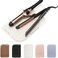 Milaya Beauty Heat Resistant Mat - Curling Iron Holder - Straightener pad - Flat Iron Holder - Silicone Mat for Hair Tools - Hot Tool Mat - Hot Iron Holster - Vanity Mat - Vanity Accessories for Women