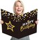 Party Greeting Jumbo Birthday Card Giant Guest Book Happy Birthday Party Decorations Supplies Gifts for Office Women Men Co-Worker -Large 11 x 14 inches.