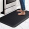HappyTrends Kitchen Floor Mat Cushioned Anti-Fatigue Kitchen Rug,17. 3"x28",Thick Waterproof Non-Slip Kitchen Mats and Rugs Heavy Duty Ergonomic Comfort Rug for Kitchen,Floor,Office,Sink,Laundry,Black