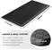 HappyTrends Kitchen Floor Mat Cushioned Anti-Fatigue Kitchen Rug,17. 3"x28",Thick Waterproof Non-Slip Kitchen Mats and Rugs Heavy Duty Ergonomic Comfort Rug for Kitchen,Floor,Office,Sink,Laundry,Black