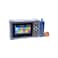 جهاز اختبار الألياف الضوئية OTDR من QIIRUN SM 1310/1550nm 26/24dB 100km مع شاشة لمس 4.3 بوصة، OTDR متعدد الوظائف مع VFL OPM OLS Event Map RJ45 وظائف التتبع.
