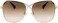 FEISEDY Womens Pilot Sunglasses Oversized Butterfly X Shape Design Cateye Cute Lady Sunglasses B2738.