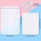 Maitys 100 Pieces Sublimation Air Freshener Sheets Car Scented Hanging Sheets Felt Air Freshener Rectangle Fragrant Sheets with 100 Pieces Bags and Rope for Most Car Decoration.
