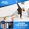 Iron Core Fitness Foot Sliders For Working Out Exercising Ab Feet on Floor Gymnastics. Aqua Blue.