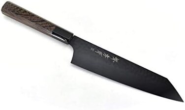 Sakai Takayuki/KUROKAGE Series VG-10 Hammered Kengata Gyuto(Chef's Knife190 mm/7. 5" Black.
