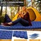 MEETPEAK Sleeping Pad, Extra Thickness 4 Inch Inflatable Camping Sleeping Mat with Pillow Built-in Foot Press, Compact Ultralight Camping Air Mattress for Backpacking, Hiking, Tent.
