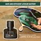 BATOCA Car Polisher - Cordless, Variable Speed, Random Orbital Polisher Kit with Green Polishing Bonnets, Detachable Handle, Discs, Foam Pads, Hex Wrench, User Manual.