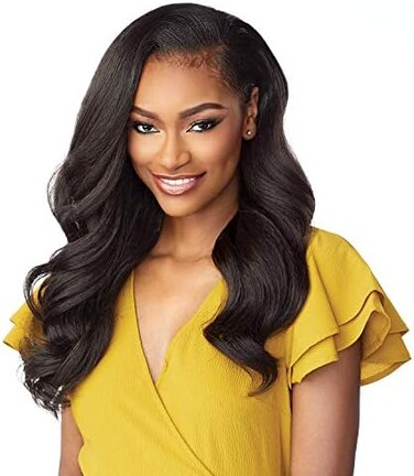 Sensationnel Instant Weave Synthetic Half Wig with Drawstring Cap - IWD 004 (2 Dark Brown.