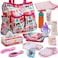 Bakatatoyz 14 Pack Baby Doll Accessories, Baby Doll Feeding and Caring Set Includes Diaper Bag, Doll Diapers, Magic Bottle, Changing Mat for Girl Toddler Kid, Babies Pretend Play Set for Birthday Gift