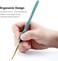 Transon Detail Thin Paint Brush Set 6pcs for Model Minature Craft and Art Painting Green.