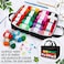 INSCRAFT 62 Acrylic Yarn Skeins, 2170 Yards Yarn for Knitting and Crochet, Includes 2 Crochet Hooks,2 Weaving Needles,10 Stitch Markers, Perfect Beginner Kit for for Adults Kids.