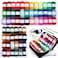 INSCRAFT 62 Acrylic Yarn Skeins, 2170 Yards Yarn for Knitting and Crochet, Includes 2 Crochet Hooks,2 Weaving Needles,10 Stitch Markers, Perfect Beginner Kit for for Adults Kids.