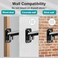 MOUNT PRO Dual Monitor Wall Mount for 13 to 32 Inch Computer Screens, Gas Spring Wall Monitor Arm for 2 Monitors, Each Holds Up to 17. 6lbs, Full Motion Wall Monitor Mount with VESA 75x75/100x100.