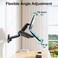 MOUNT PRO Dual Monitor Wall Mount for 13 to 32 Inch Computer Screens, Gas Spring Wall Monitor Arm for 2 Monitors, Each Holds Up to 17. 6lbs, Full Motion Wall Monitor Mount with VESA 75x75/100x100.