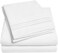 Sweet Home Collection 1500 Supreme Extra Deep Pocket Sheets Set - Luxury Soft Bed Sheets, Wrinkle Free, Bedding, Over 40 Colors, 21 inch Extra Deep Pocket, King, White.