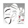 Honoson 10-Piece Metal DIY Model Tool Set: Edge, Tab, Cylinder, Cone, Nozzle, Flat Nose, Needle Nose Pliers for 3D Metal Jigsaw Puzzles Assembly.