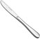 Aebeky 12-Piece Stainless Steel Table Knives,Dinner Knives Set,9. 1-Inch 8-Piece Silver.