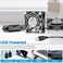 GDSTIME 2-Pack 60mm x 15mm USB Fan with 3 Speed Control, 5V Brushless DC Cooling Fans for PC Computer Case Cooler Raspberry Pi Radiator Ventilation.