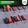 ELECFUN Waterproof Heat Shrink Tubing Kit 365 pcs, 3:1 Dual Wall Tube - Adhesive Lined - Marine and Industrial Heat-shrink Tubing Black/Red, 7 Sizes.
