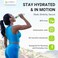 FlipBelt Portable Lightweight Running Water Bottle.