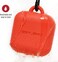 SAFEJAWZ Premium Mouthguard Case with Carabiner Clip. Unique Durable and Flexible Silicone Design to Keep Gum Shields Protected/Clean. Red, One Size.