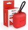 SAFEJAWZ Premium Mouthguard Case with Carabiner Clip. Unique Durable and Flexible Silicone Design to Keep Gum Shields Protected/Clean. Red, One Size.