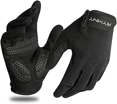 RYMNT Full Fingers Workout Gloves for Women Men-Gym Gloves for Women Weight Lifting, Exercise Crossfit Weightlifting Gloves-Touch Screen-Extra Grip Foam-Padded-Anti-Slip for Fitness,Training,Cycling.