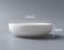 Mozacona 4pcs White Ceramic Seasoning Dishes Dipping Bowls Appetizer Plates,3. 8 inch.