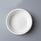 Mozacona 4pcs White Ceramic Seasoning Dishes Dipping Bowls Appetizer Plates,3. 8 inch.