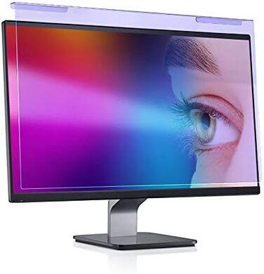 GUMIKE Anti Blue Light Screen Protector for 25 26 27 inch Universal Desktop Monitor Computer Blue Light Blocking Filter Panel for Eyes - Widescreen Monitor Frame Hanging Type (16:9/16:10.
