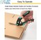 C.JET TOOL 10" Heavy Duty Scissors, Carpet Cutter, Industrial Scissors, Multipurpose, Scissors for Carpet, Cardboard, Leather, Pruning, Gardening, Professional Soft Grip Stainless Steel (Turquoise.