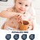 Tiny Twinkle Mess Proof Baby Bib - Waterproof Bib for Baby Boy or Girl - Machine Washable - Adjustable Side Closure - PVC, BPA,Phthalate Free - Great for Travel - Baby Food Bibs 3 Pack Boho Unicorn.