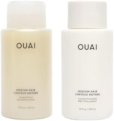 Ouai (Medium- Medium ShampooConditioner Set. Free from Sulphates. 296ml Each.