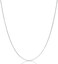 Next Level Jewelry Italian Box Chain Sterling Silver 1MM, 925 Sterling Silver Box Chain Necklace Women, Sterling Silver Chain Women, Thin Sterling Silver Necklace Chain Women Girl.