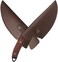 Kitory Leather Knife Sheath, 6" Boning Knife, Practical Soft Leather Sheath with Belt Loop, Good to Protect Fixed Blade and Carry, 2025 Gifts for Women and Men.