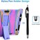 DETUOSI Case for YELLYOUTH 10. 1 Tablet, Dragon Touch Notepad K10 Case, Soft Silicone Lightweight Cover for ZONKO 10. 1, Beyond Tab 10. 1 inch, Lectrus 10. 1, [Stylus PenHand Strap], Rose RedPurple.