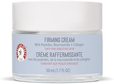 First Aid Beauty Ultra Repair Firming Collagen Cream - DayNight Anti-Aging Face Moisturizer with Collagen, Peptides and Niacinamide - 1. 7 fl oz.