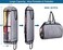 MISSLO Hanging Garment Bags for Closet Storage, Moving Bags for Clothes 50" Suit Travel Cover for Men, Women, Coat, Jacket, Shirt, Clothing.