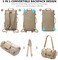 G-FAVOR 40L Travel Backpack, Vintage Canvas Rucksack Convertible Duffel Bag Carry On Backpack Fit for 17. 3 Inch Laptop Bag.