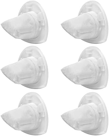 Blutoget 6 Pack VF110 Vacuum Filter-Compatible for Black and Decker Hand Vacuum Filter by - Replaces CHV1410L CHV9610 CHV1210 CHV1510 CHV1410L32 HHVI315JO32 HHVI315JO42 HHVI320JR02 90558113-01.