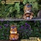 Yiosax Tiki Decorations - Solar Power Light Up Tiki Garden Statues Outdoor Decor - Tiki Chief Bar Hut Sign Lamp Decor - Tiki Head Totem Pole Figurines for Walkway/Lawn/Patio/Pool/Yard/Easter D&eacute;cor.