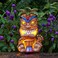 Yiosax Tiki Decorations - Solar Power Light Up Tiki Garden Statues Outdoor Decor - Tiki Chief Bar Hut Sign Lamp Decor - Tiki Head Totem Pole Figurines for Walkway/Lawn/Patio/Pool/Yard/Easter D&eacute;cor.