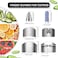 CHENGU 8 Pieces Finger Guard Set for Cutting Knife Guard Finger Cot Stainless Steel Cutting Protector Adjustable Safe Thumb Guard Finger Protector for Cutting Food to Avoid Hurting When Slicing and Ch