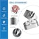 CHENGU 8 Pieces Finger Guard Set for Cutting Knife Guard Finger Cot Stainless Steel Cutting Protector Adjustable Safe Thumb Guard Finger Protector for Cutting Food to Avoid Hurting When Slicing and Ch