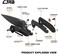 CJRB CUTLERY Feldspar J1912 AR-RPM9 Powder Steel Black PVD Blade Carbon Fiber Handle Pocket Knife EDC Knife.